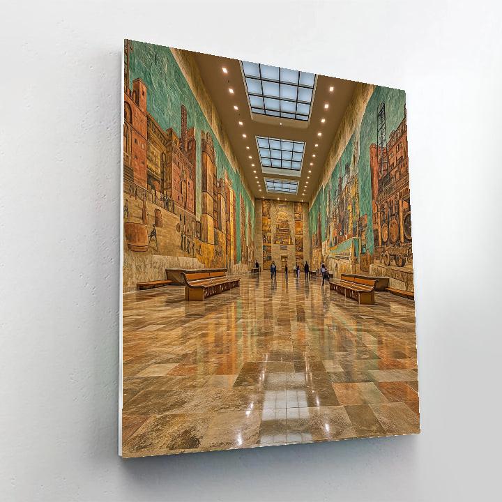 Detroit Institute Of Arts Rivera Court - Detroit, United States paint by number