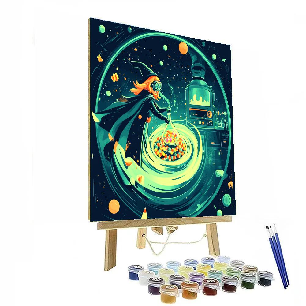 Candy Alchemy With Spooky Stardust paint by color