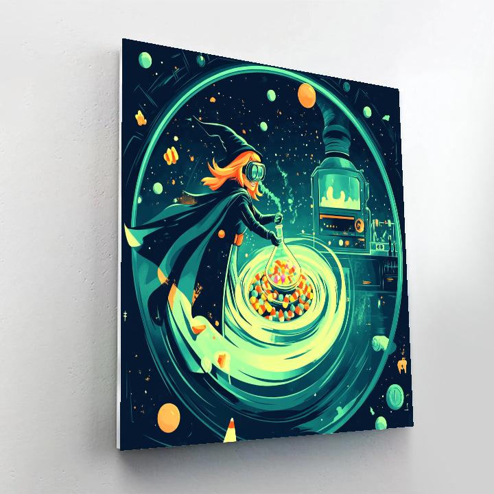 Candy Alchemy With Spooky Stardust paint by color