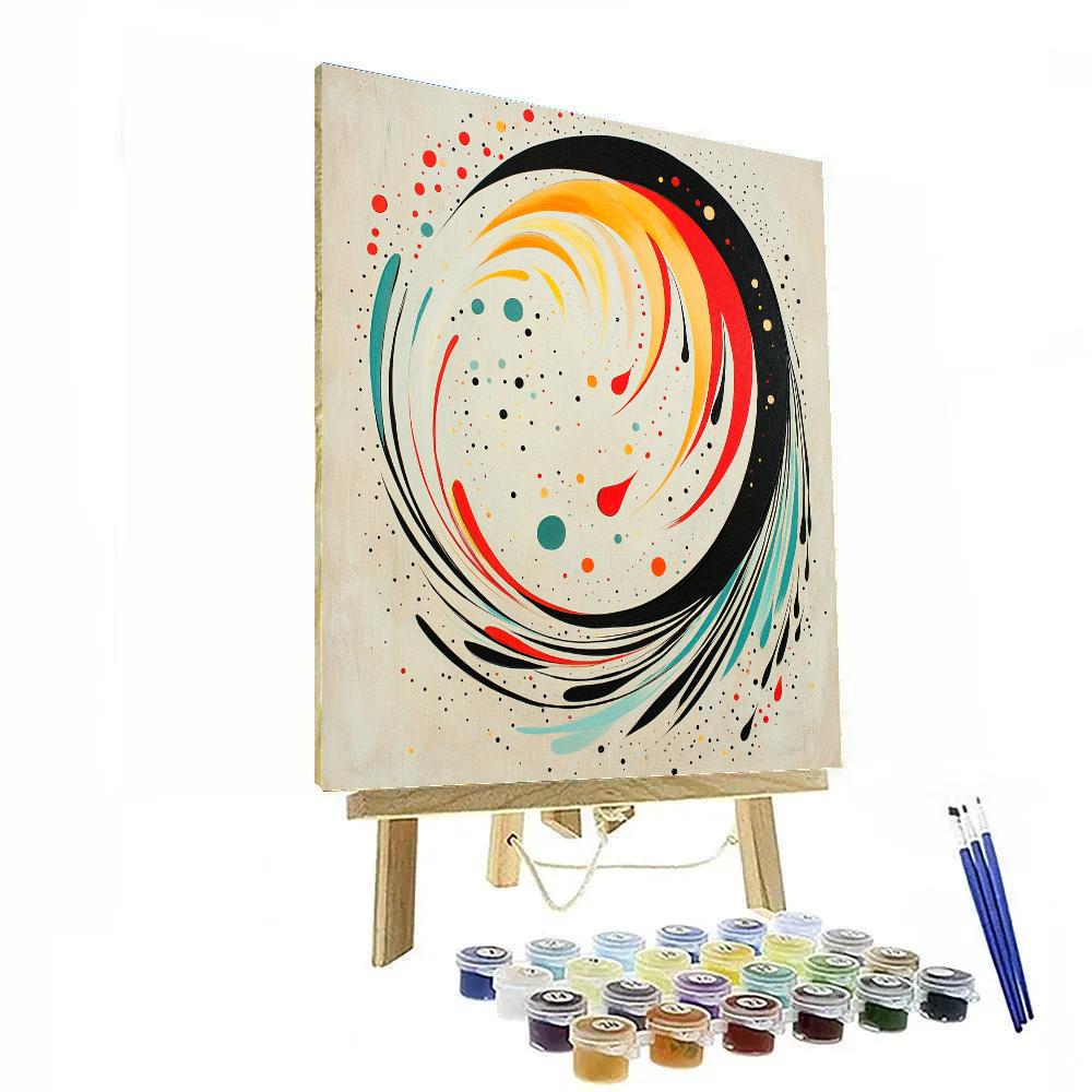 Joan Miró Inspired Quantum Lullaby Vortices Numbered painting kits