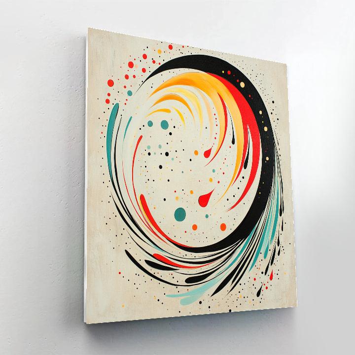 Joan Miró Inspired Quantum Lullaby Vortices Numbered painting kits