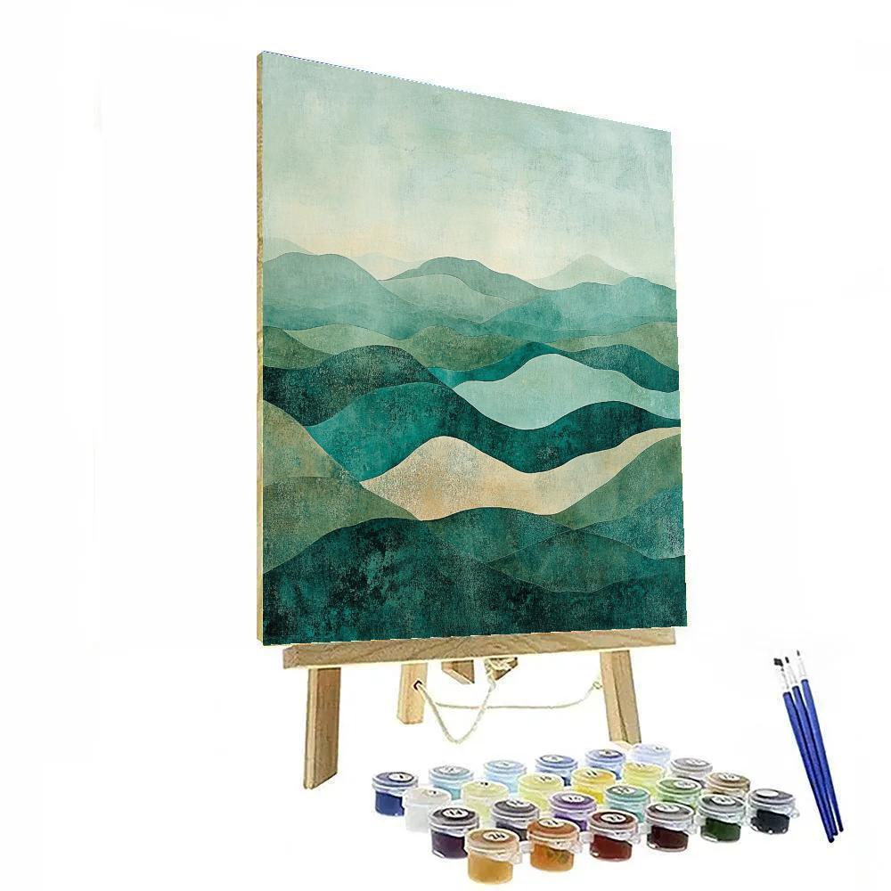 Max Ernst Inspired Cartography Of The Sleeping Horizon Numbered painting kits