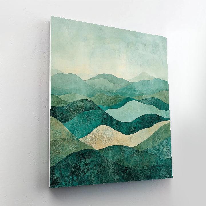 Max Ernst Inspired Cartography Of The Sleeping Horizon Numbered painting kits