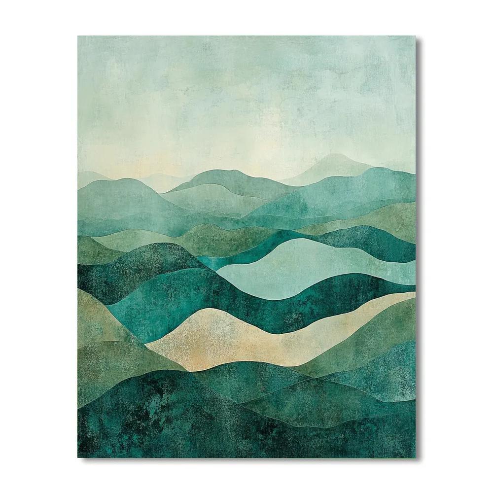 Max Ernst Inspired Cartography Of The Sleeping Horizon Numbered painting kits