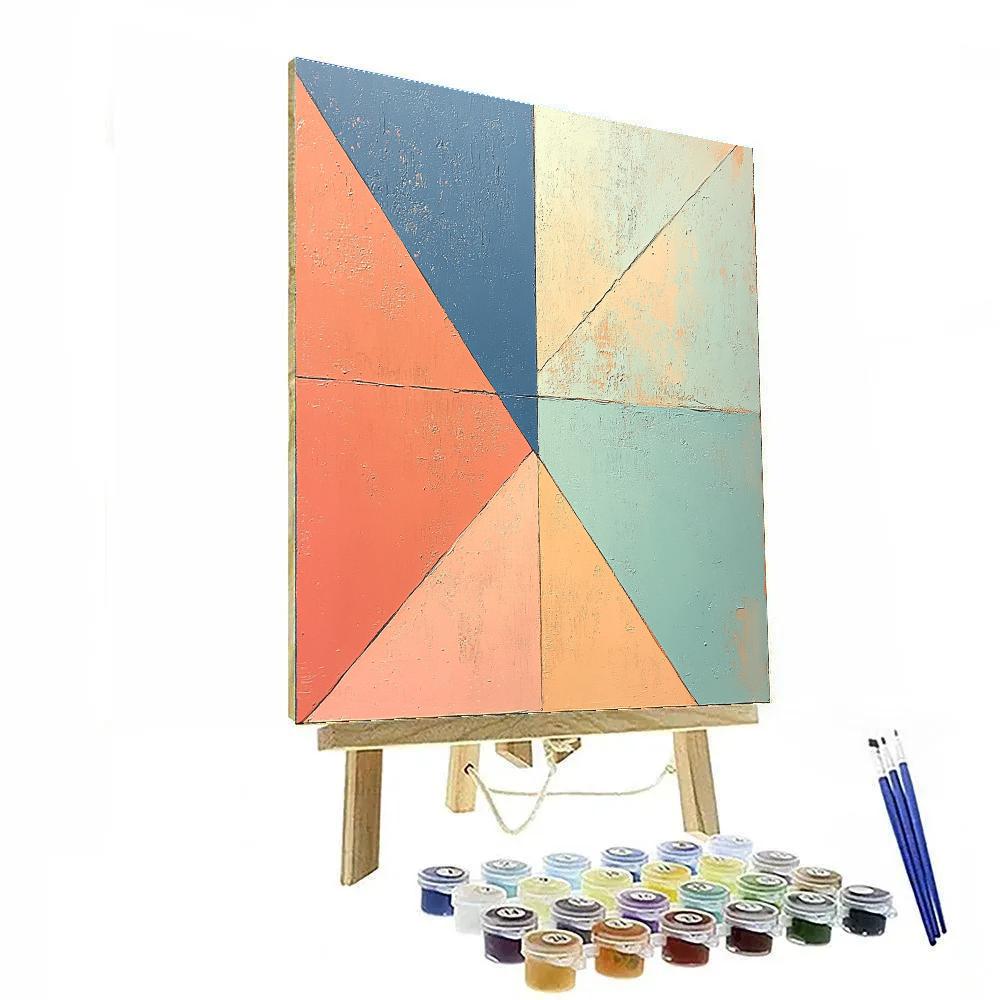 Paul Cézanne Inspired Time Dilation Color Fields paint by color