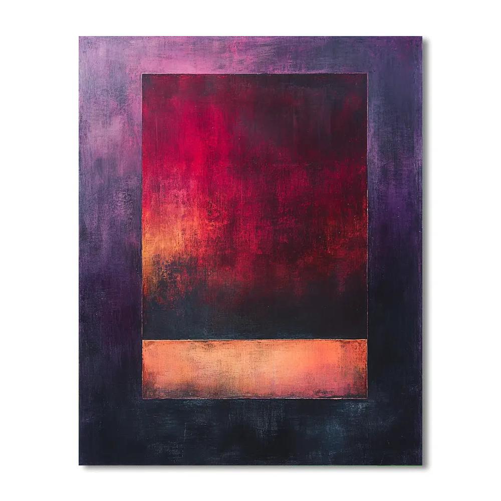 Mark Rothko Inspired Eclipse Of Quiet Fire Number painting