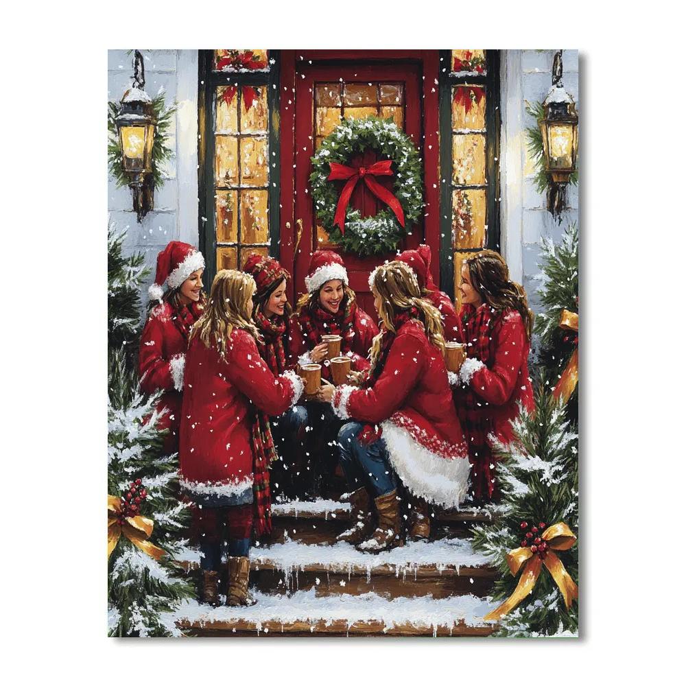 Wreathlit Welcome paint by color