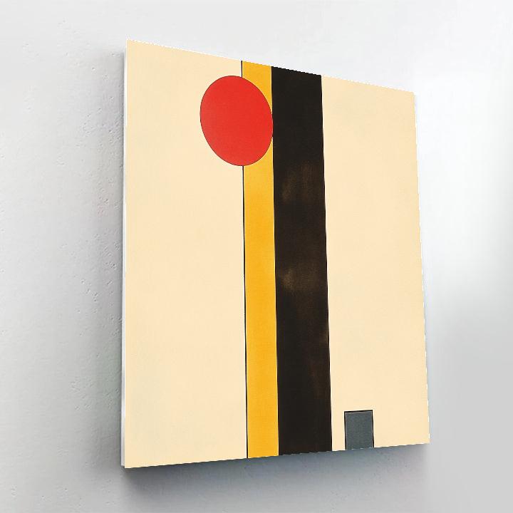 Kazimir Malevich Inspired Pulsar Rhythm Grid Painting by numbers kit
