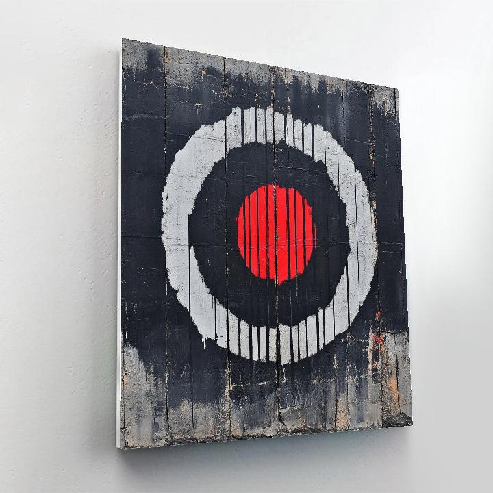 Banksy Inspired Algorithmic Silence paint by numbers