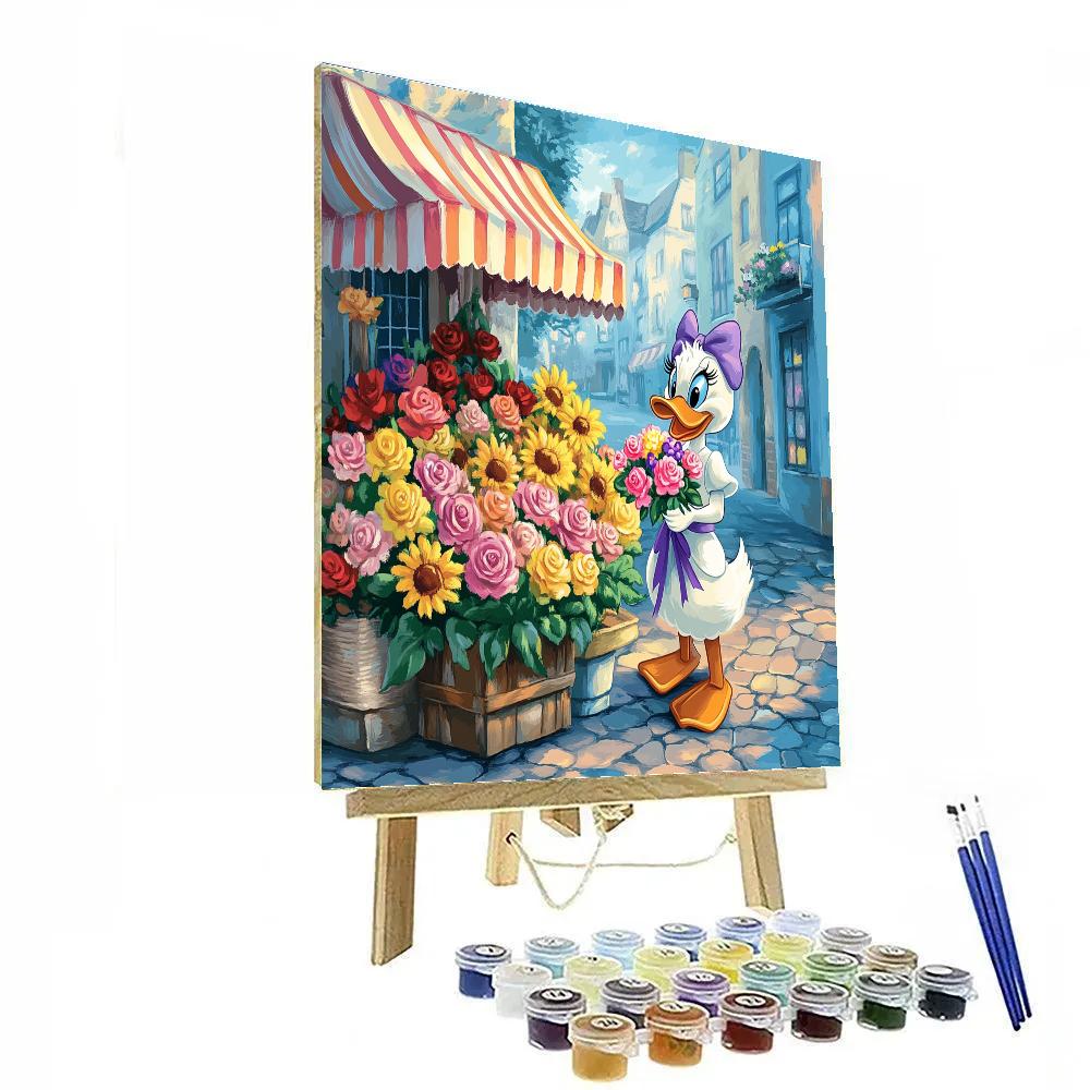Daisy Duck Flower Shop Daydream Disney Inspired Paint by numbers kits
