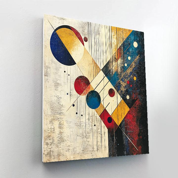 Wassily Kandinsky Inspired Synesthetic City Concert Numbered painting kits