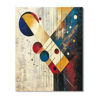 Wassily Kandinsky Inspired Synesthetic City Concert Numbered painting kits