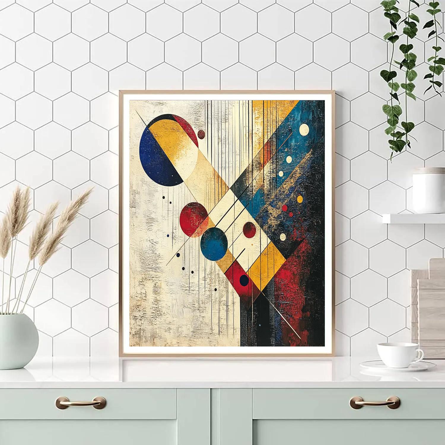 Wassily Kandinsky Inspired Synesthetic City Concert Numbered painting kits
