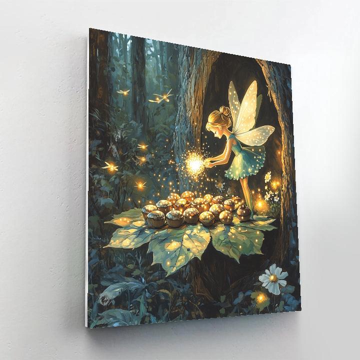 Tinker Bell Forest Glow Workshop Disney Inspired paint by color