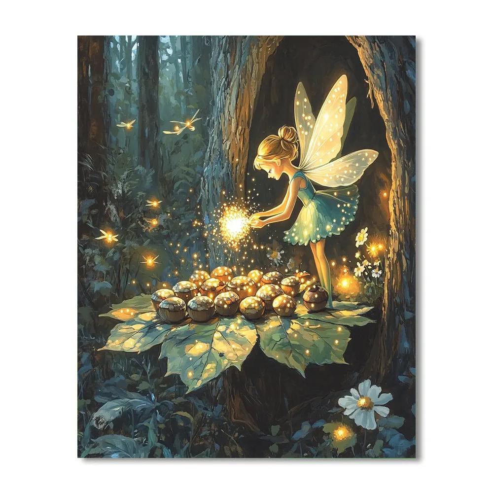 Tinker Bell Forest Glow Workshop Disney Inspired paint by color