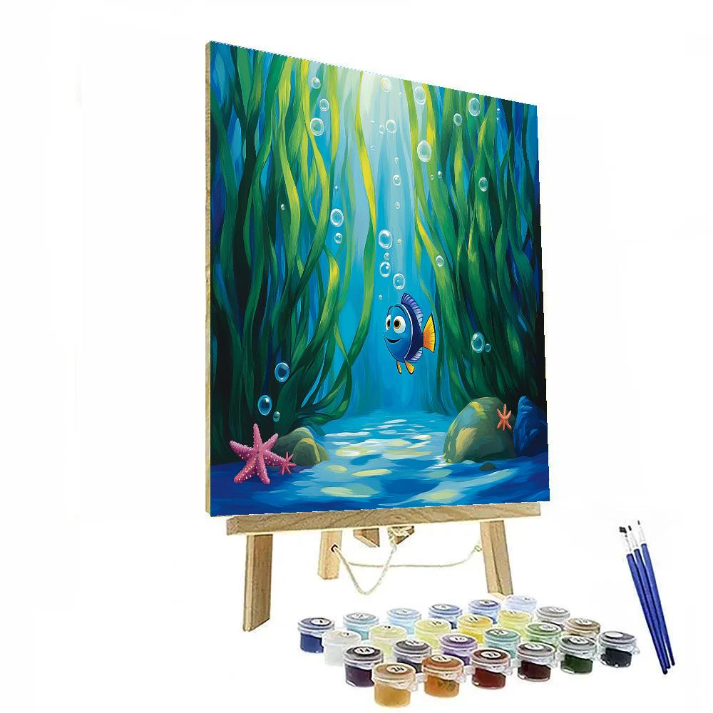 Dory Kelp Forest Trail Disney Inspired Numbered painting kits