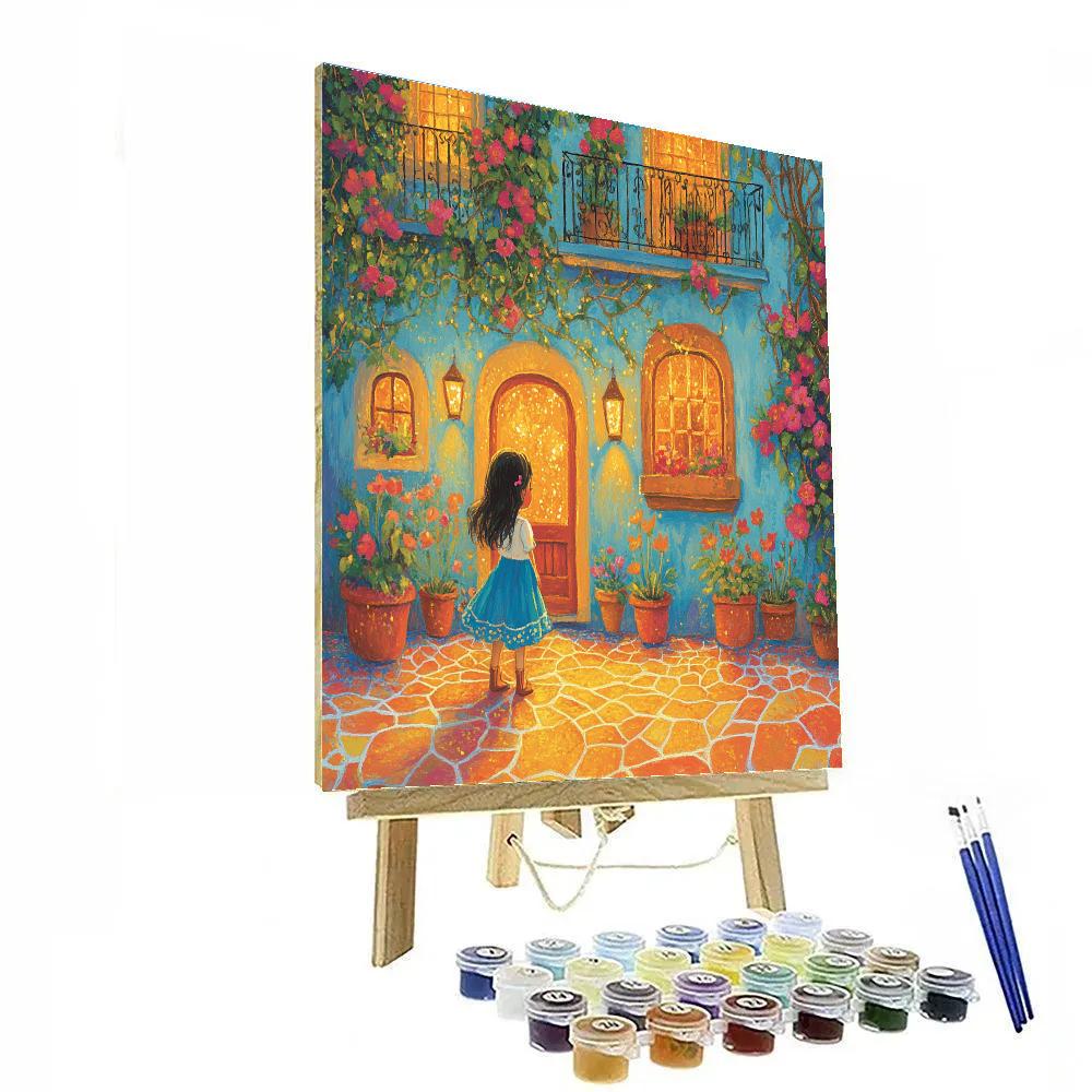 Mirabel Casita Courtyard Magic Glow Disney Inspired DIY paint by numbers