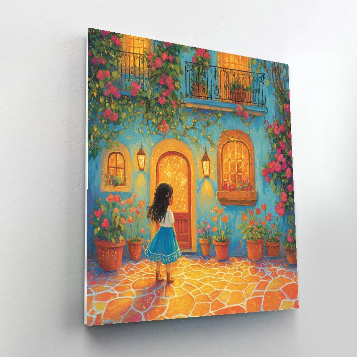 Mirabel Casita Courtyard Magic Glow Disney Inspired DIY paint by numbers
