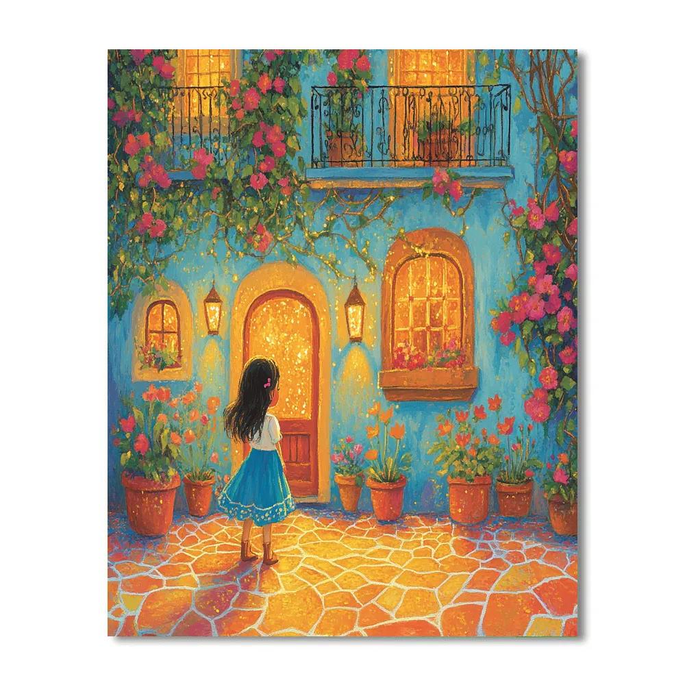 Mirabel Casita Courtyard Magic Glow Disney Inspired DIY paint by numbers
