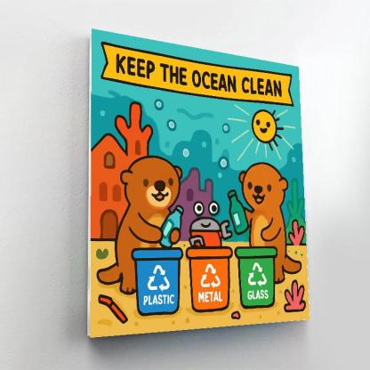 Coral City Recycling Rangers Numbered painting kits