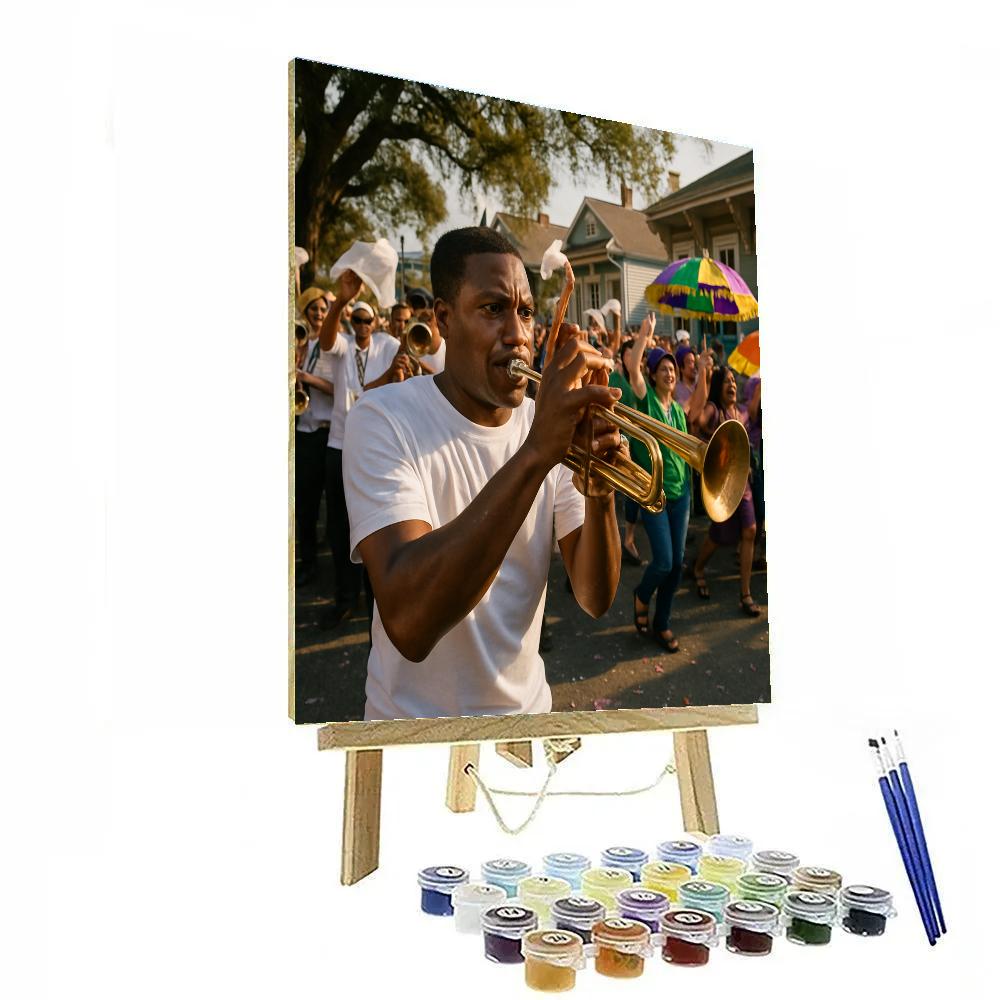 Mardi Gras Second Line Parade In New Orleans Paint by numbers kits