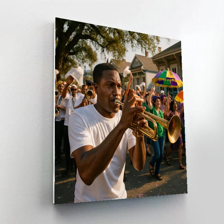 Mardi Gras Second Line Parade In New Orleans Paint by numbers kits