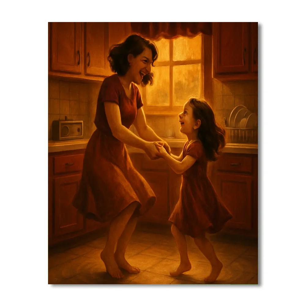 Kitchen Waltz After Dinner DIY paint by numbers