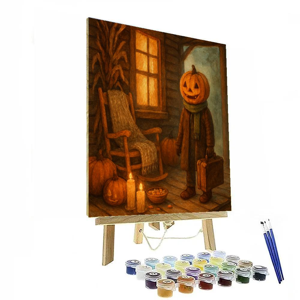 Porchlight For Traveling Spirits DIY paint by numbers