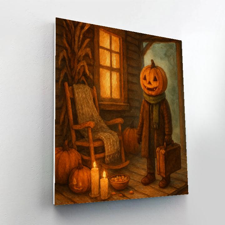 Porchlight For Traveling Spirits DIY paint by numbers