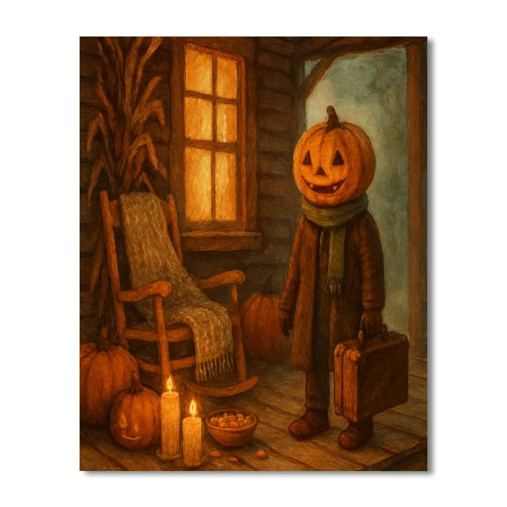 Porchlight For Traveling Spirits DIY paint by numbers