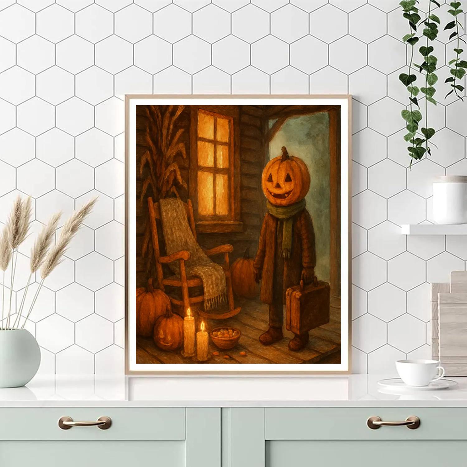 Porchlight For Traveling Spirits DIY paint by numbers