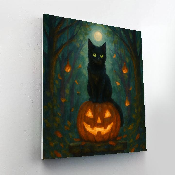 Cathedral Of Autumn Trees Numbered painting kits