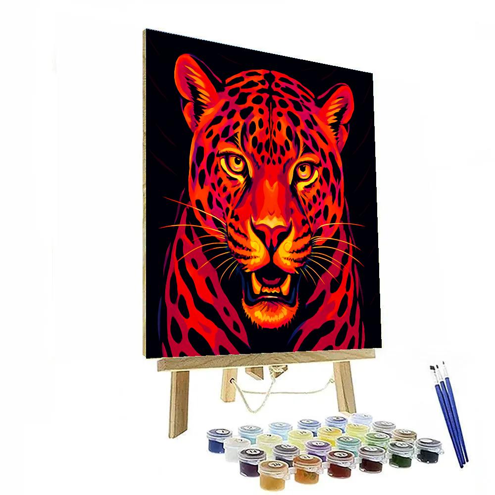 Crimson Tide Jaguar Focus painting number kit