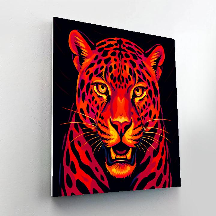 Crimson Tide Jaguar Focus painting number kit