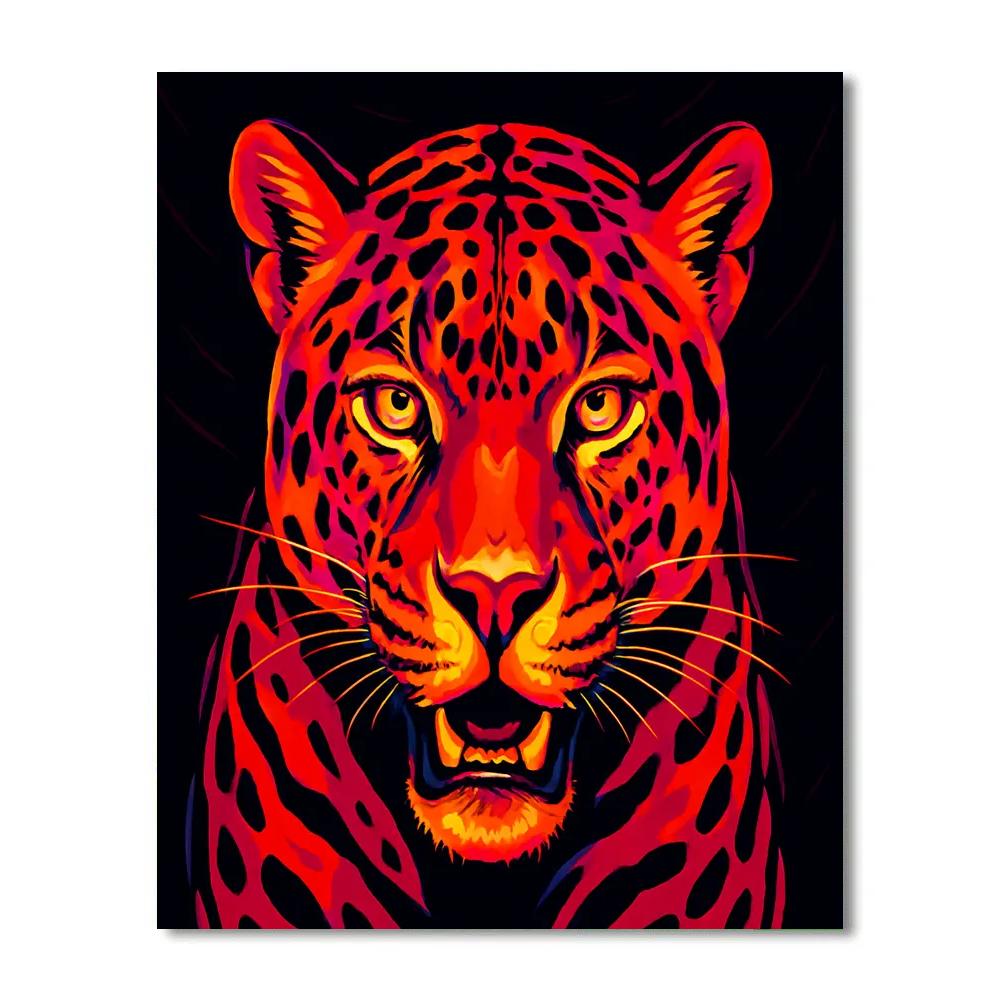 Crimson Tide Jaguar Focus painting number kit