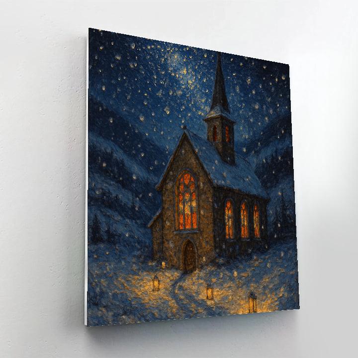 Celestial Midnight Mass paint by number