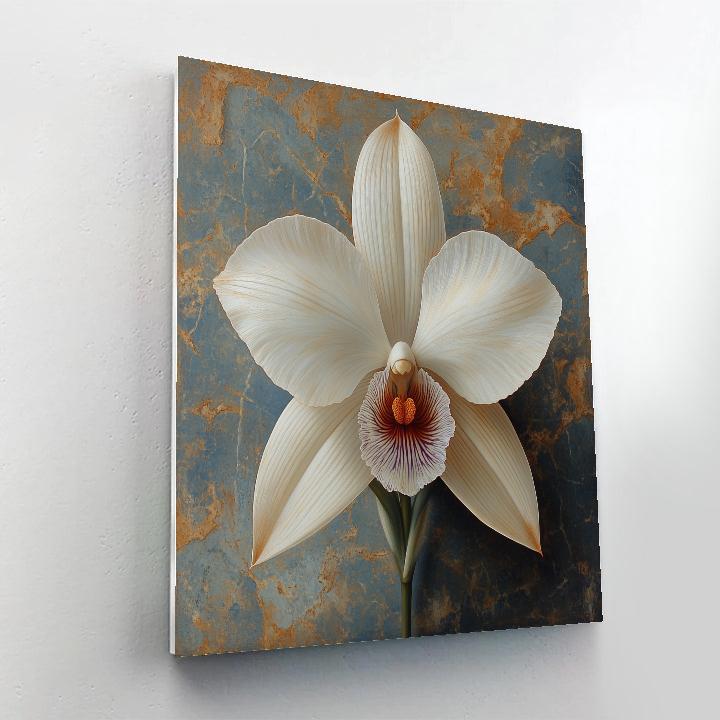 Michelangelo Inspired Nebula Orchid paint by number