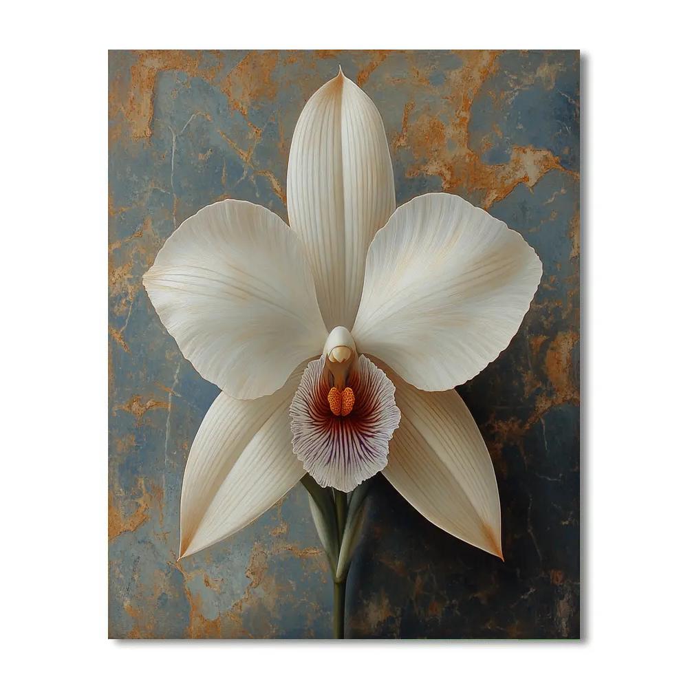 Michelangelo Inspired Nebula Orchid paint by number