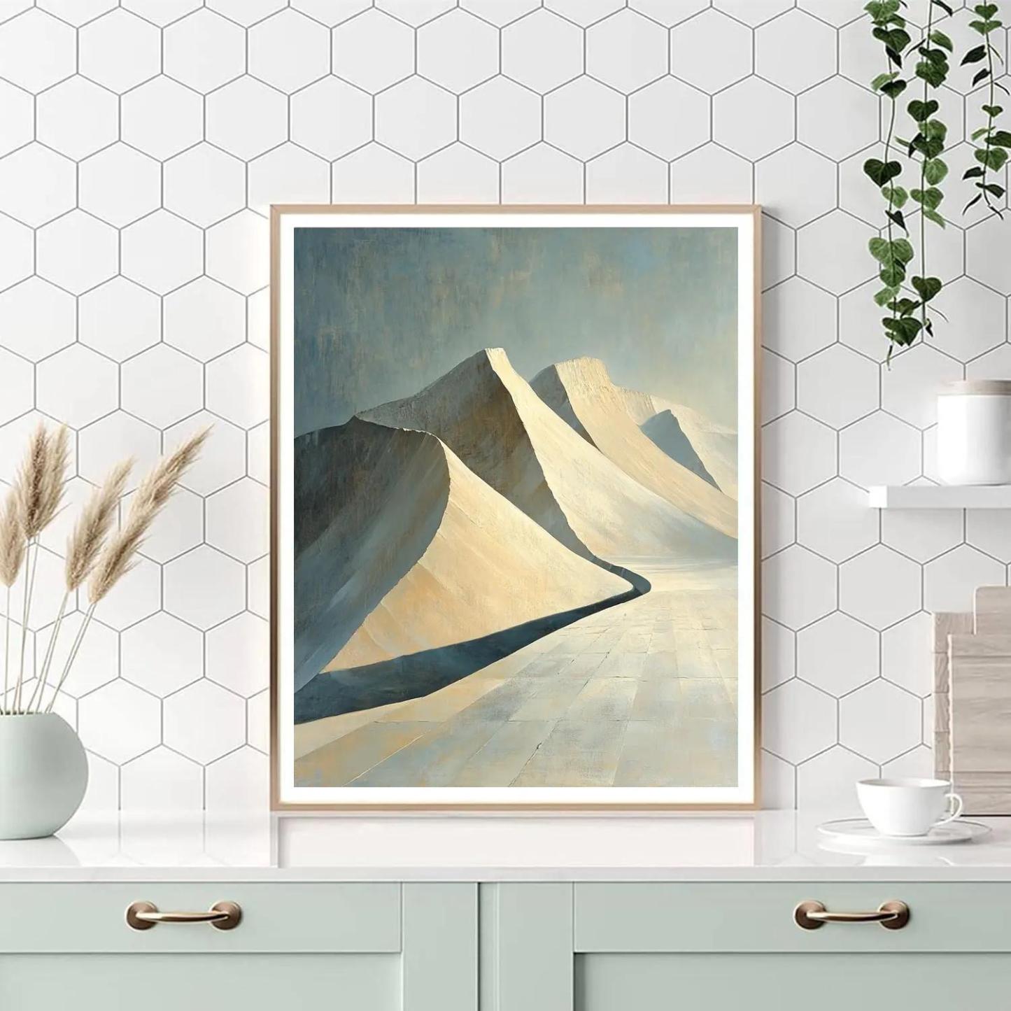 Michelangelo Inspired Streamlined Dune Carrera Painting by numbers kit