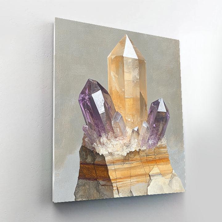Leonardo Da Vinci Inspired Crystal Strata Study Paint by numbers kits