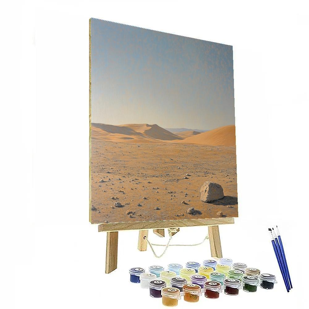 Leonardo Da Vinci Inspired Desert Wind Geometry Numbered painting kits