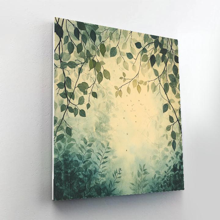 Leonardo Da Vinci Inspired Forest Canopy Constellations DIY paint by numbers