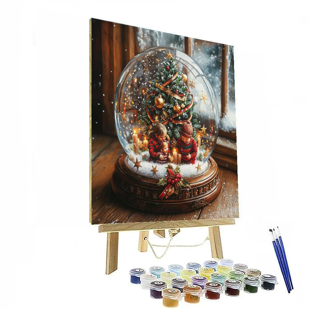 Snowglobe Gathering paint by color