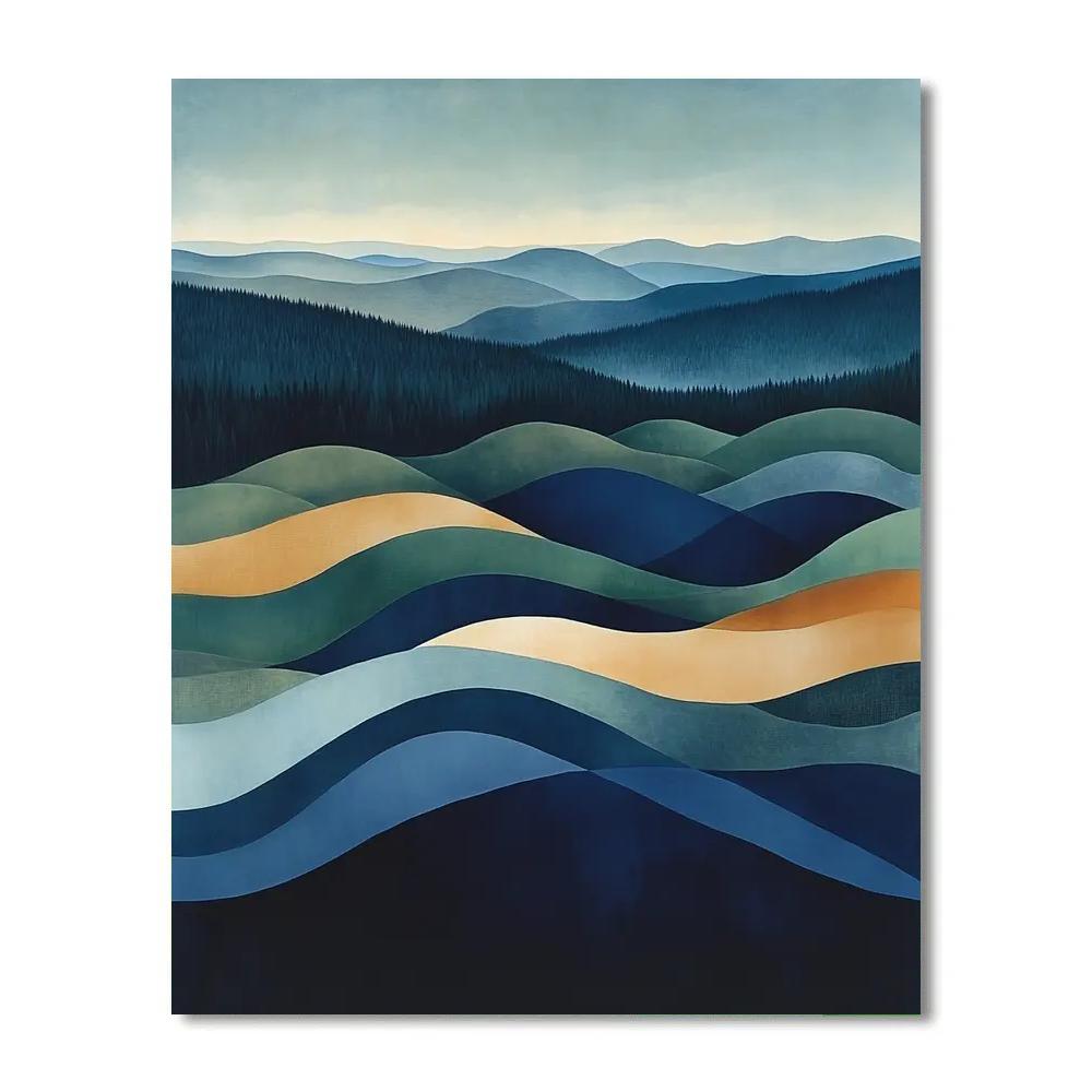 Max Ernst Inspired Dream Tectonics Of The Subconscious Sky painting number kit