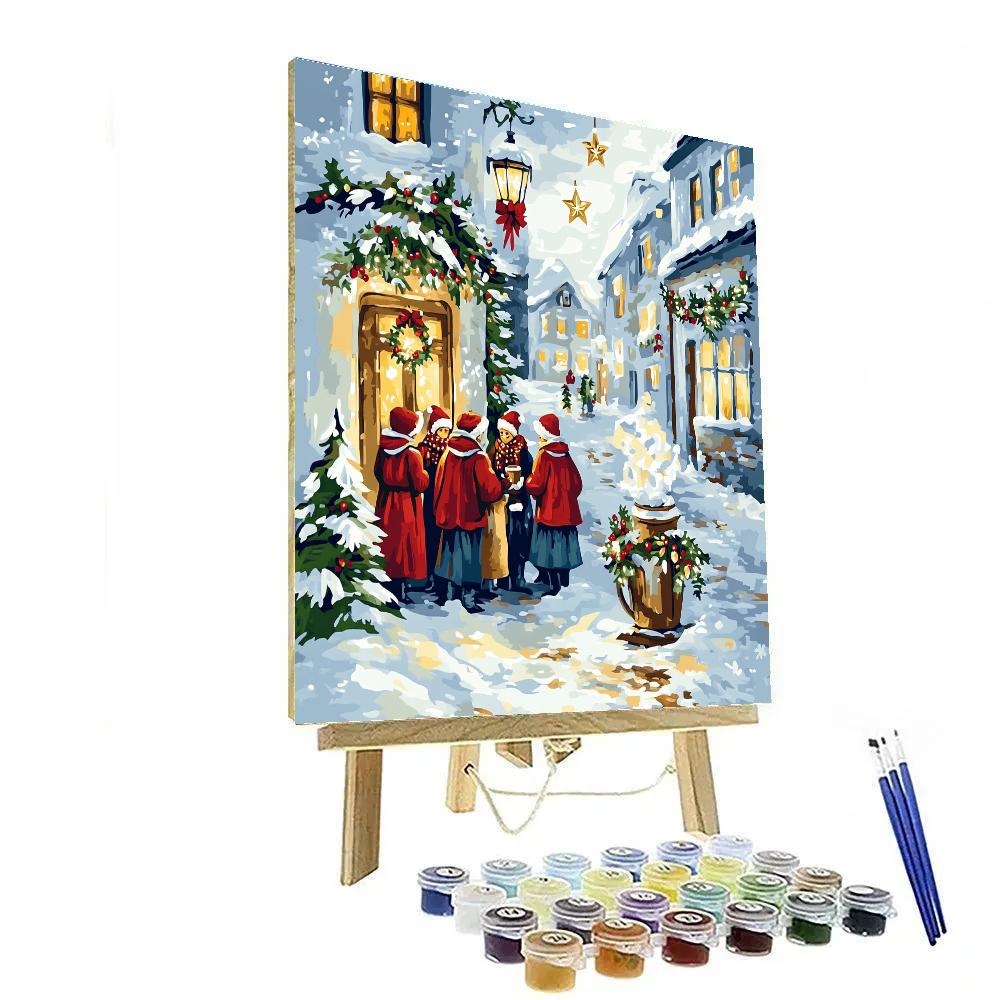 Midnight Cocoa Carol Numbered painting kits