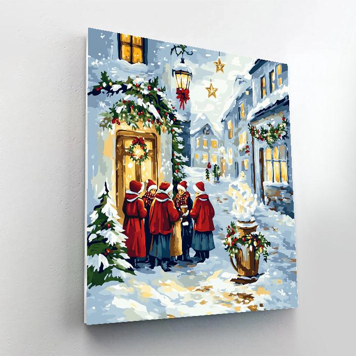 Midnight Cocoa Carol Numbered painting kits