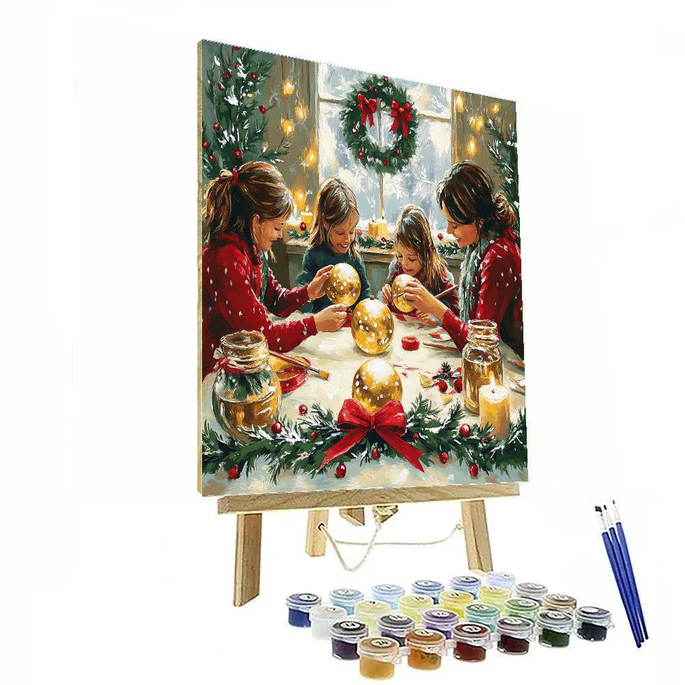 Ornament Workshop Circle paint by numbers