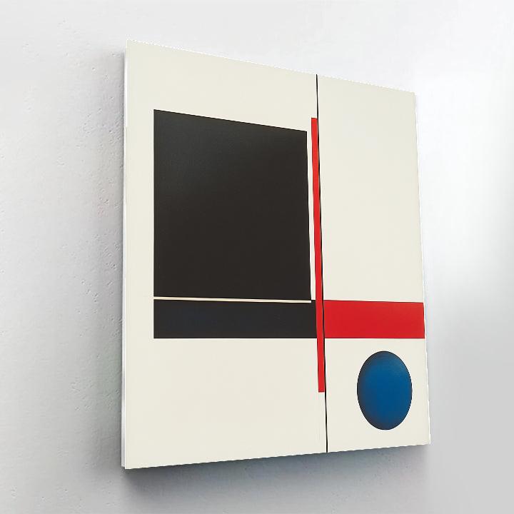 Kazimir Malevich Inspired Event Horizon Silence paint by numbers