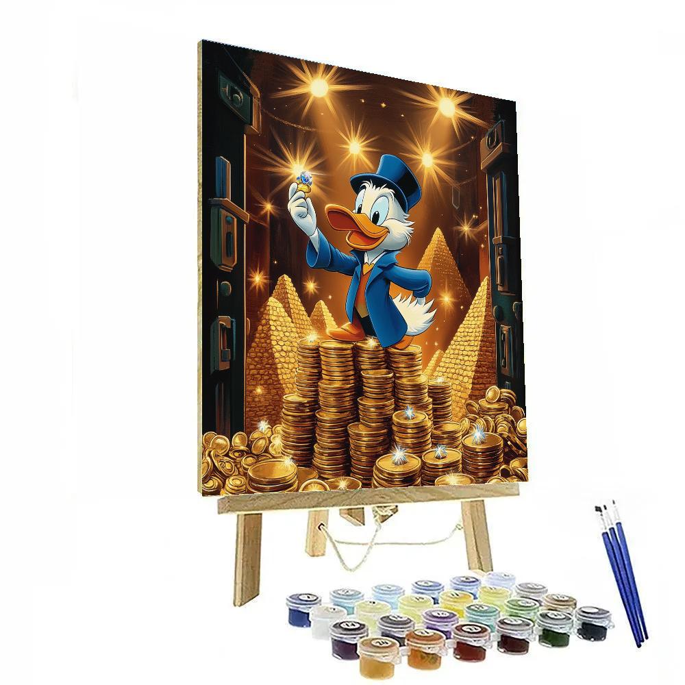 Scrooge McDuck Golden Vault Discovery Disney Inspired Numbered painting kits