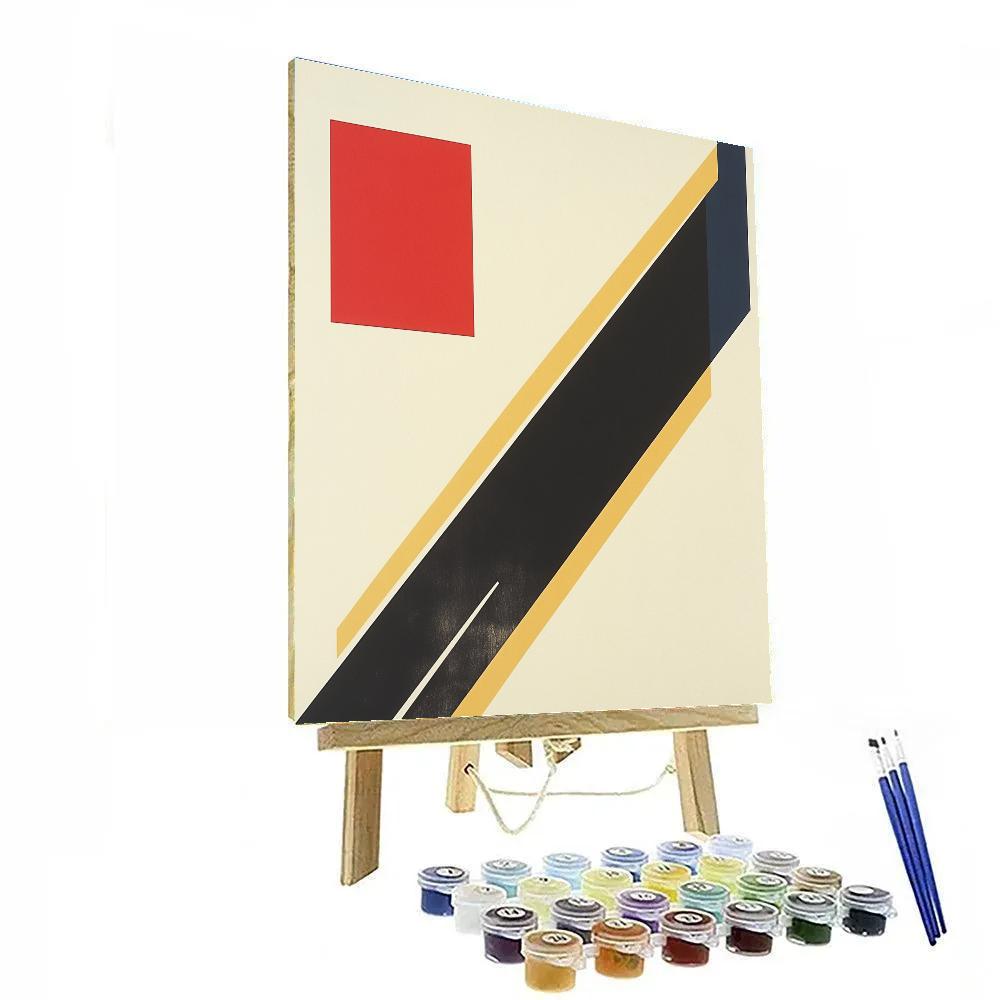 Kazimir Malevich Inspired Pulsar Rhythm Diagram paint by color